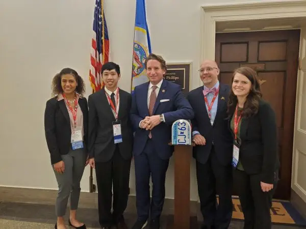 NWHSU Lobbying for the Chiropractic Profession on Capitol HIll Dean Phillips