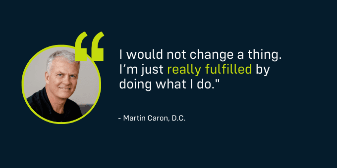 I'm really fulfilled.