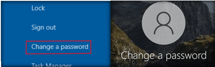 change password