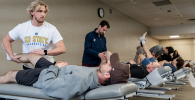 NWHSU Chiropractic students in the classroom