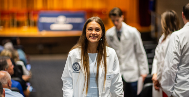 White Coat Ceremony for NWHSU Chiropractic student