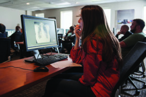 Northwestern Health Sciences University radiology class.