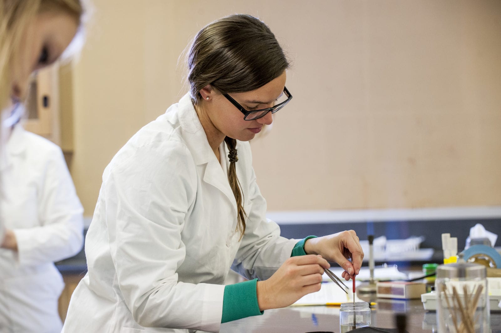 Medical laboratory scientists perform hands-on lab tests in hospitals and large clinics.
