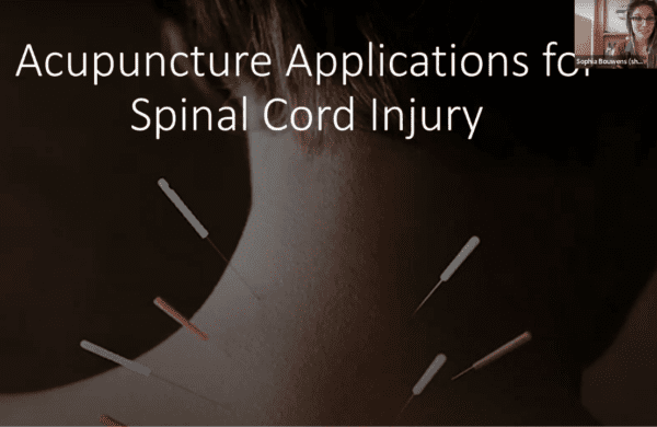 acupuncture applications for spinal cord injury